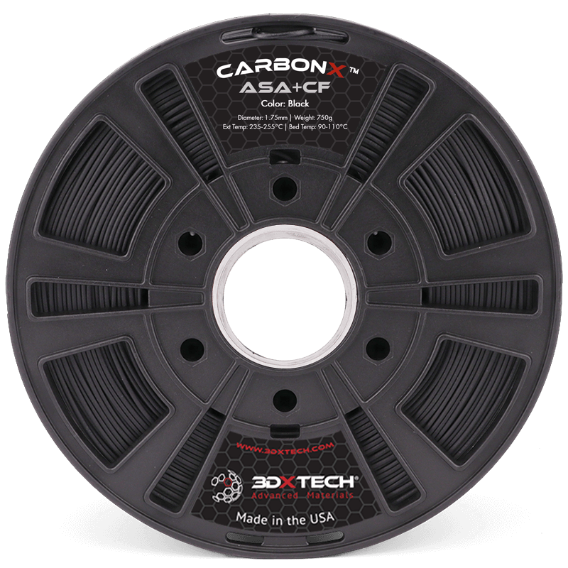 3DXTech CARBONX CF ASA 1.75mm 3D Printer Filament 750gms