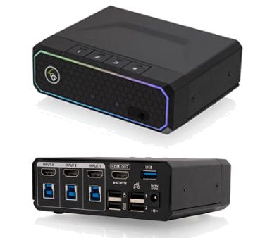 IO Gear GCS1337 KeyMander Nexus 3-Port Gaming KVM Switch for PC & Game Consoles IOGear ( HDMI KVM Switch )