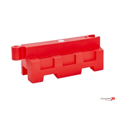 Road Barrier Universal 1000mm Mini Block - Red