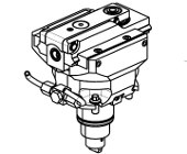 QUICK CHANGE - REINFORCED MTSK Axial driven tool H&#61;75mm