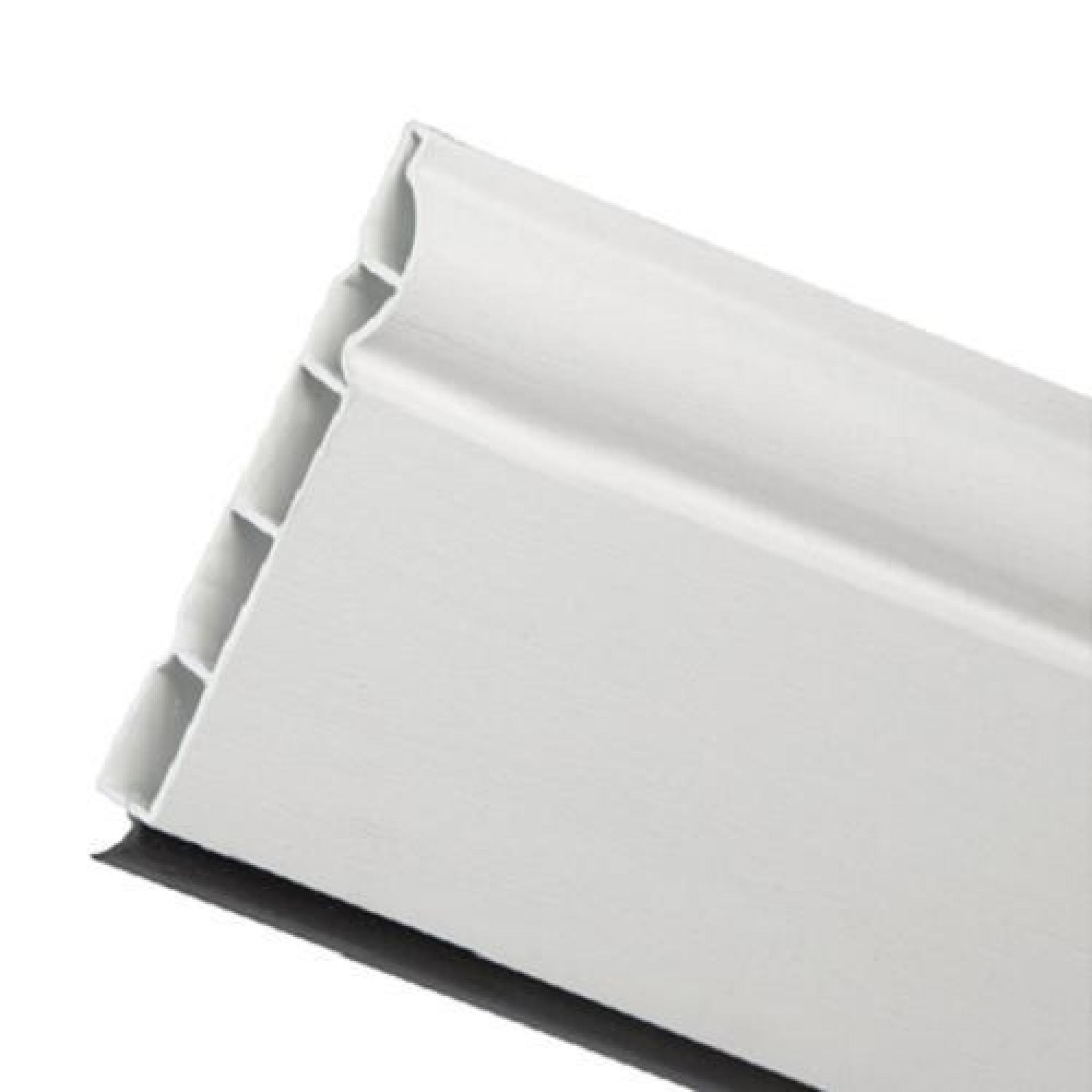 150mm White UPVC Skirting Board - 5m Torus