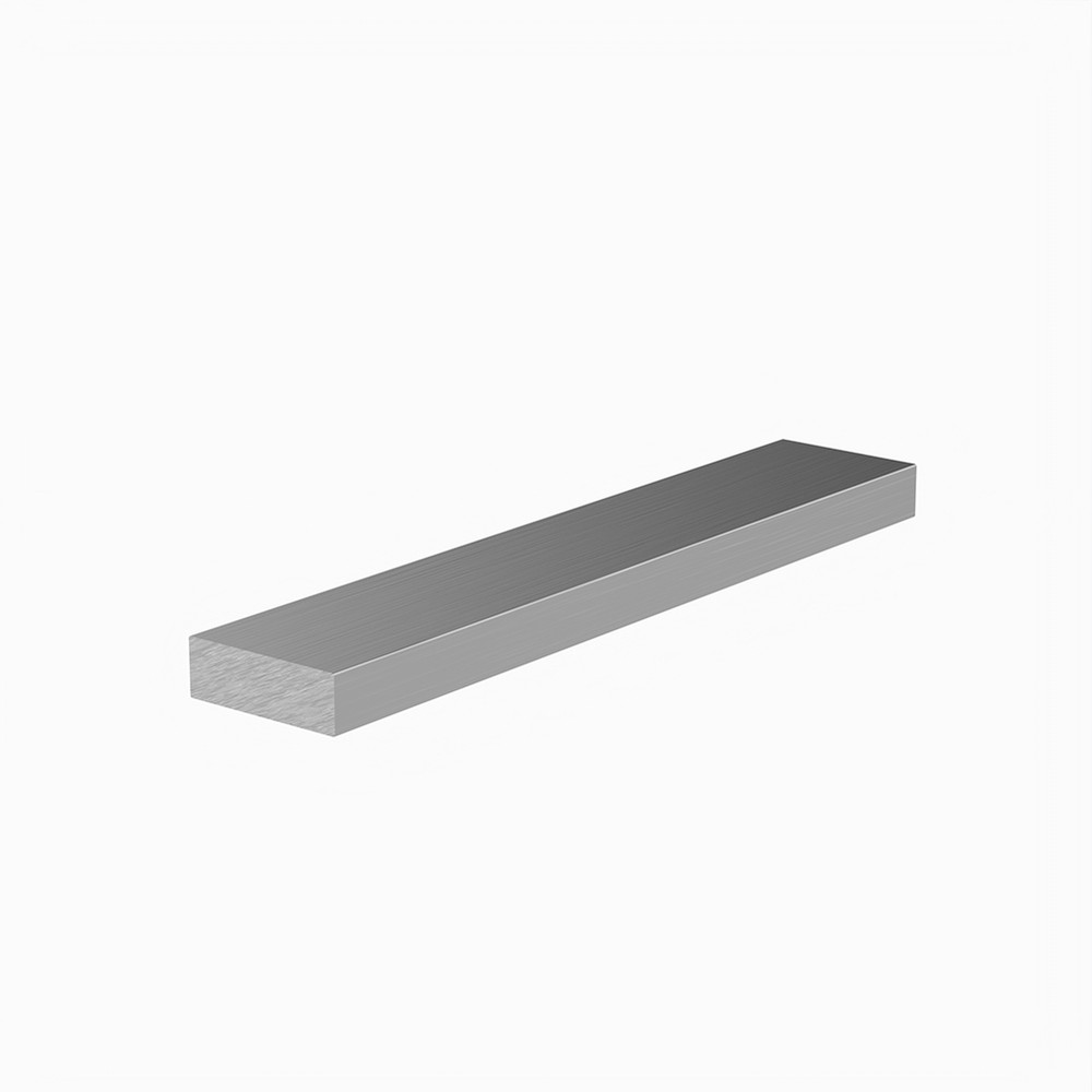 1.1/2 x 1/2" - L:5m Aluminium Flat Bar - Grade 6063 T6