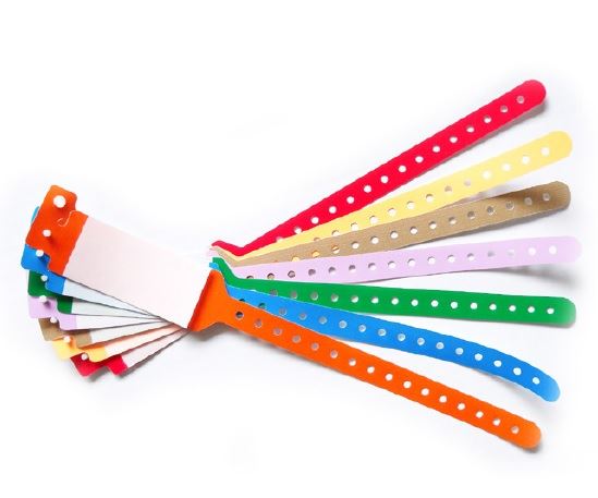 Hospital & Patient Vinyl XL Wristbands