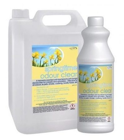 Stockists Of Odour Clear Springtime (5L) For Professional Cleaners