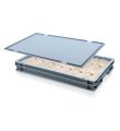 Pizza Dough Proofing Tray 600x400mm with Lid