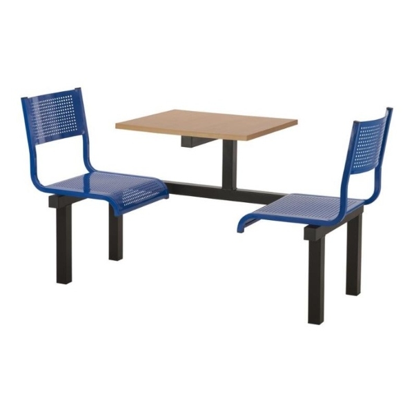 CU93 - 2-Seater Barrett Canteen Unit - Blue, Beech