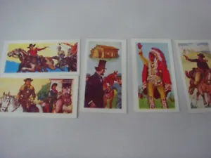 Buffalo Bill, Billy Kid, Wild Bill, Lincoln 5 Type Cards Rare Kane Issue 1957