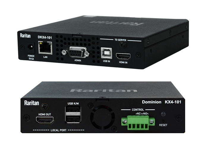 DKX4-101 - Raritan - DOMINION&#174; KX IV-101, 4K KVM-over-IP Switch, IP KVM, Ultra HD HDMI Video 4K30 / HDMI KVM, 3840 x 2160 (DKX4) *BEST SELLER*