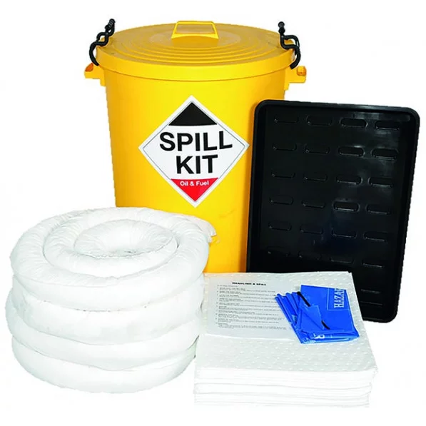 90 Litre Oil and Fuel Spill Kit with Drip Tray SERPRO Oil and Fuel Spill Kits