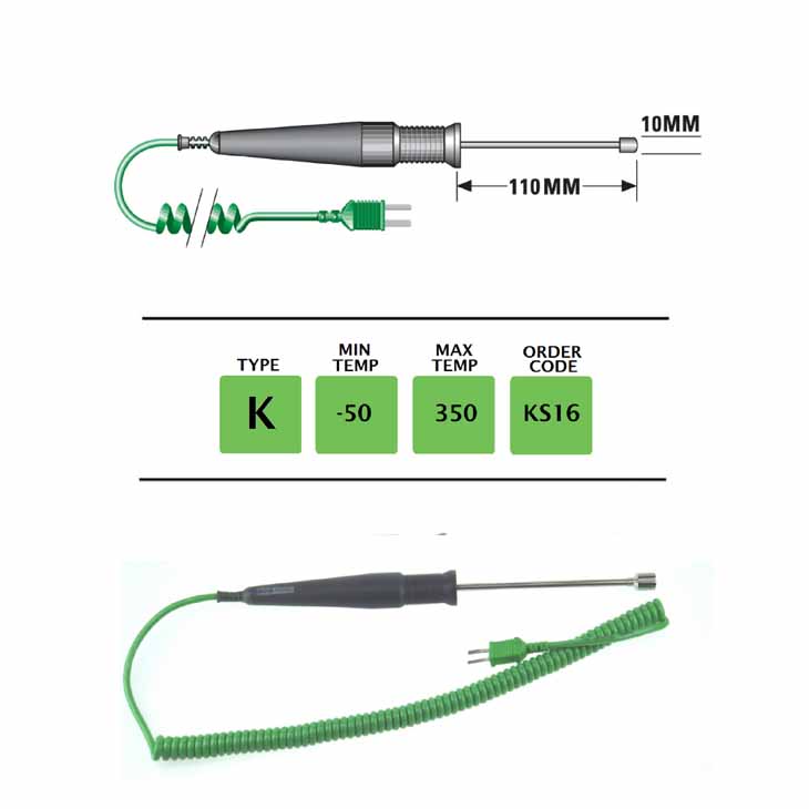 UK Providers Of KS16 - K Type Ribbon Surface Probe