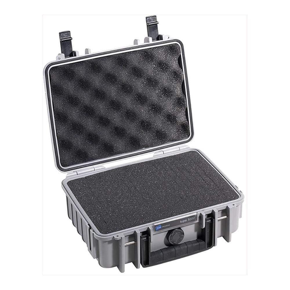 B&W Type 1000 Rugged Outdoor.Case - Grey / Pluckable Foam