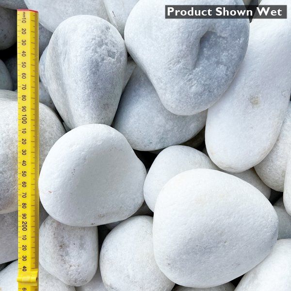 100-170mm Polar White Cobbles