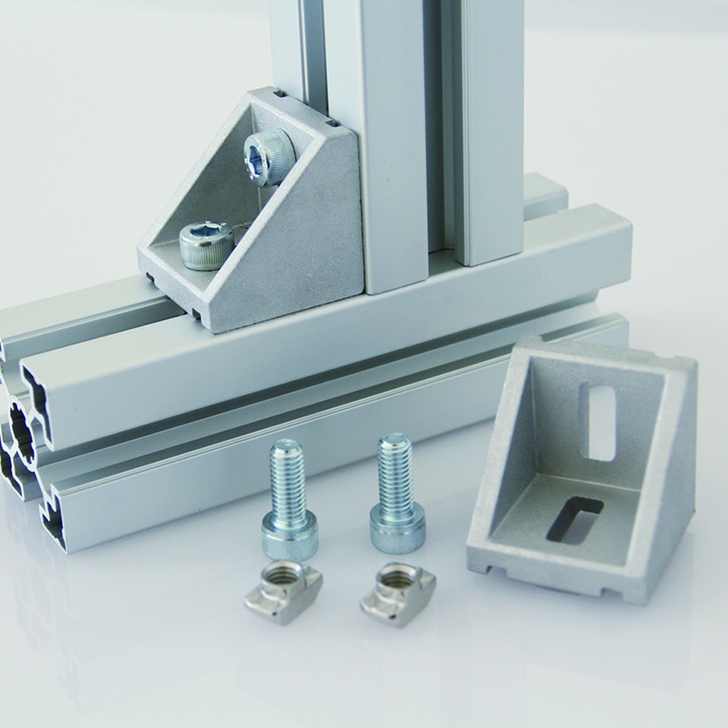 Angle Bracket PG45-45�45 - With Bolts & T-Nuts