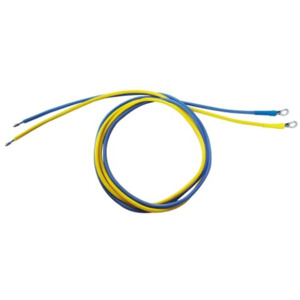Instek GTL-212A Test Leads, O-Type to Bare-wire, 1 Blue and 1 Yellow, Approx. 1000mm