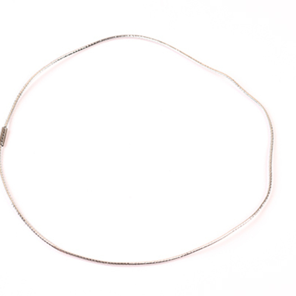 9903 Silver Elastic Loop with Clasp