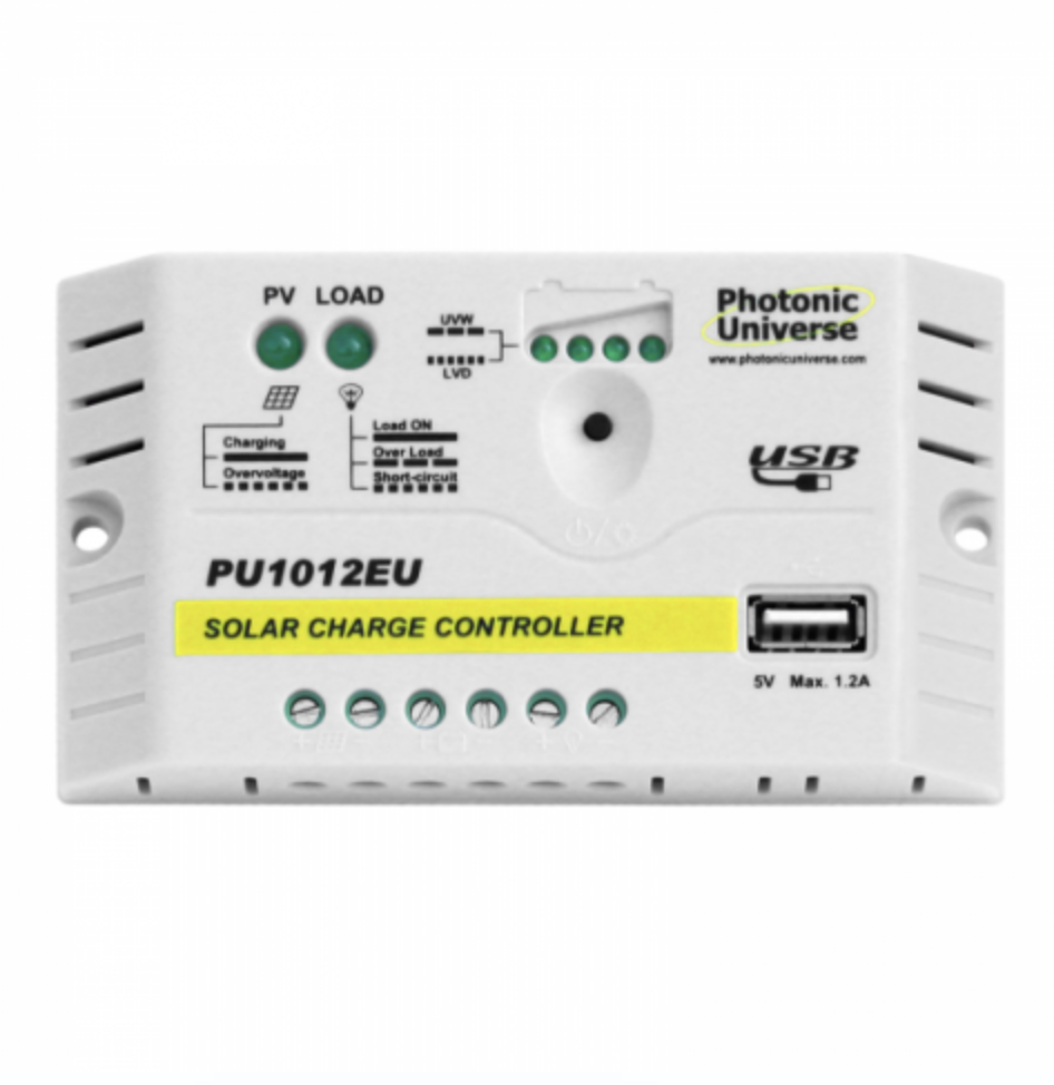 10a solar charge controller / regulator for 12v batteries and solar panels up to 160w