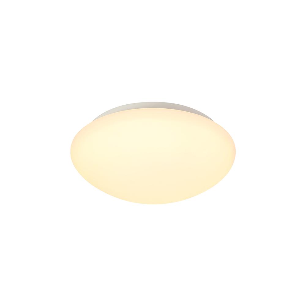 Luxuria Glow 30cm Ceiling 1x18W LED 3000K 872lm IP44 White/Frosted Glass