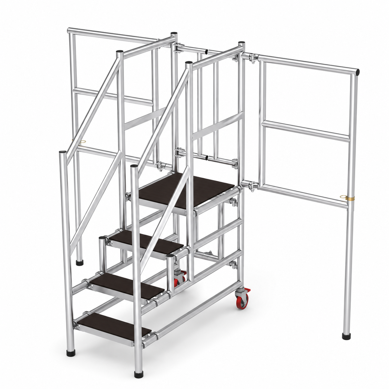 Aluminium Podium Steps With Guardrails Canterbury