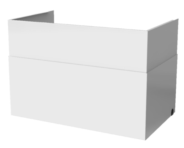 Duct cover W VTR 150/B White RAL 9016