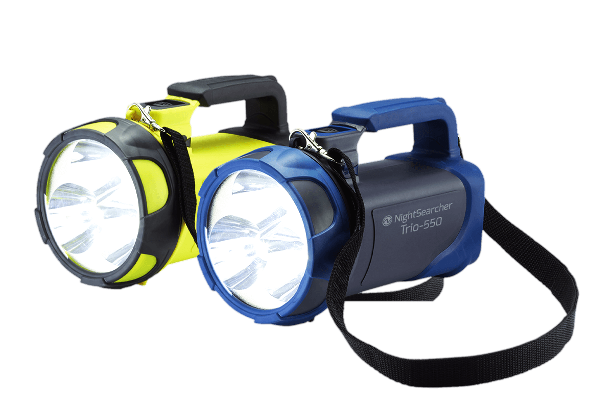 TRIO 550 � LIGHTWEIGHT, RECHARGEABLE SEARCH LIGHT WITH EMERGENCY LIGHT FUNCTION