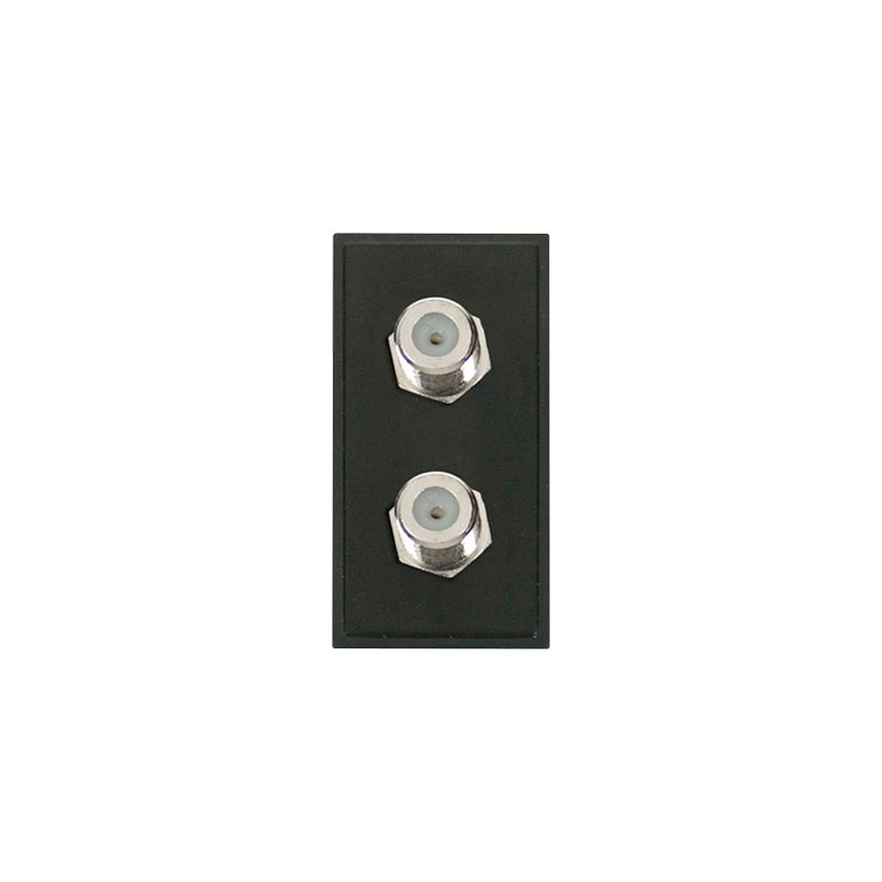 Click New Media Twin Female Satellite Module Black