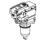 Double radial static tool H 95mm