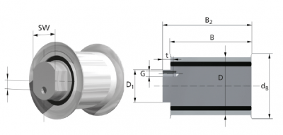 TYC Stainless Steel Straight Sided 34 Roller Chain