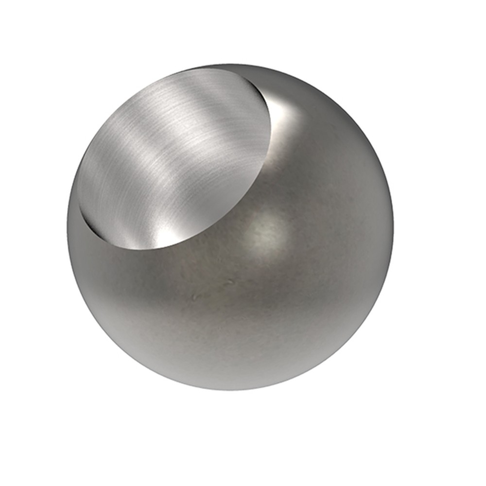20mm Mild Steel Ball - Half Drilled To Fit 12mm Bar 