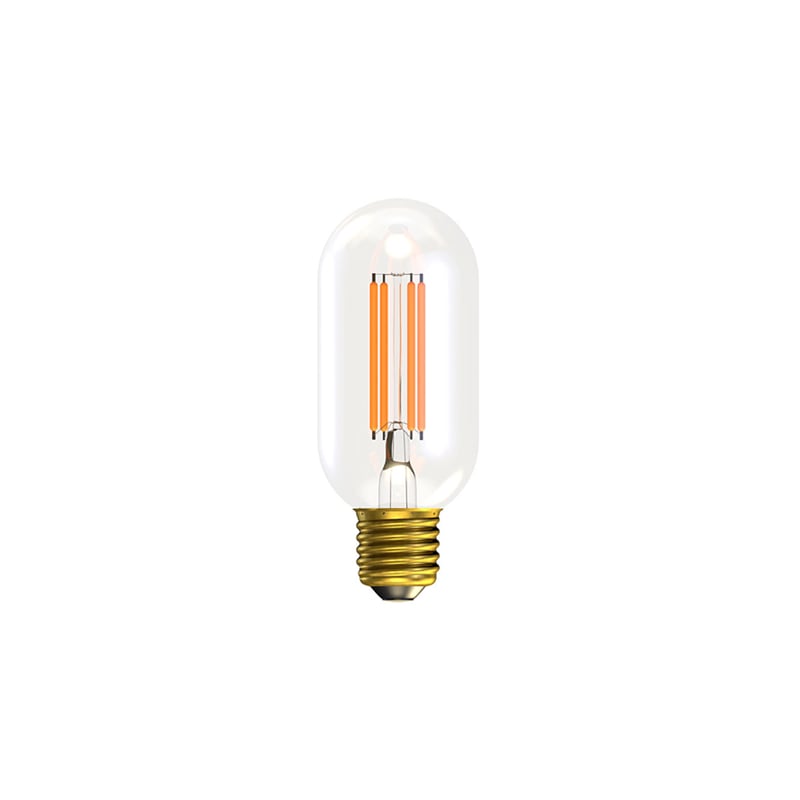 Bell Clear Tubular Short Non-Dimmable LED Filament Bulb 3.3W E27 2700K