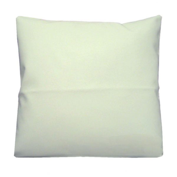 White Faux Leather Scatter Cushion or Covers. Sizes 16&#34; 18&#34; 20&#34; 22&#34; 24&#34;