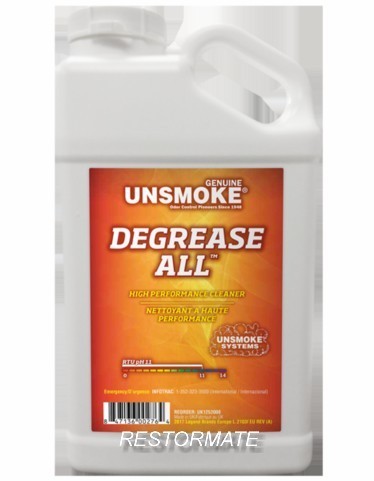 UK Suppliers Of Unsmoke Degrease All (5L) For The Fire and Flood Restoration Industry