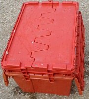600x400x310 UN CERTIFIED Lidded Container (52 Ltr) For Logistic Industry