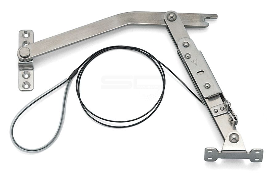 Sugatsune Door Holder With Wire - Stainless Steel