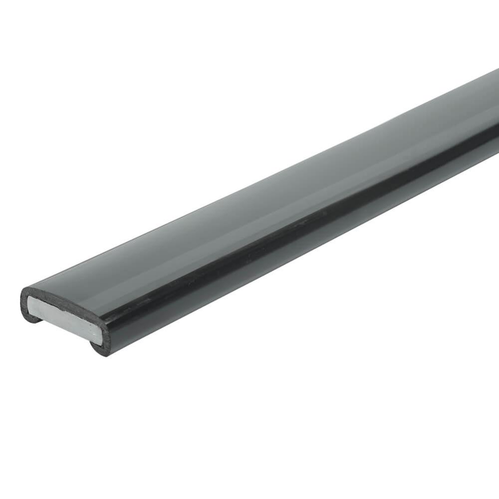 Plastic Handrail 40 x 8 - Matt Black 00125 Metre Rolls