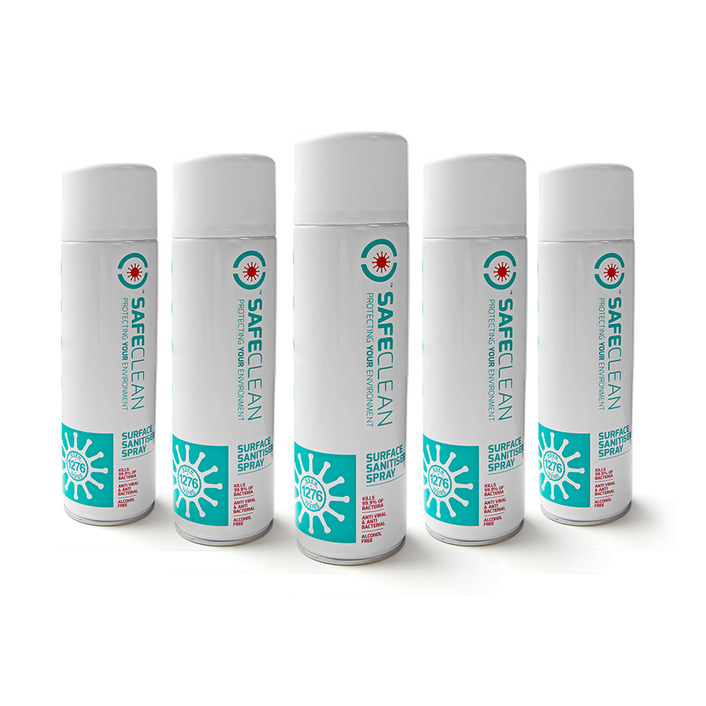 High Quality Kleenmist Safeclean Sanitiser Spray 12x500ml & 1x500ml For Schools