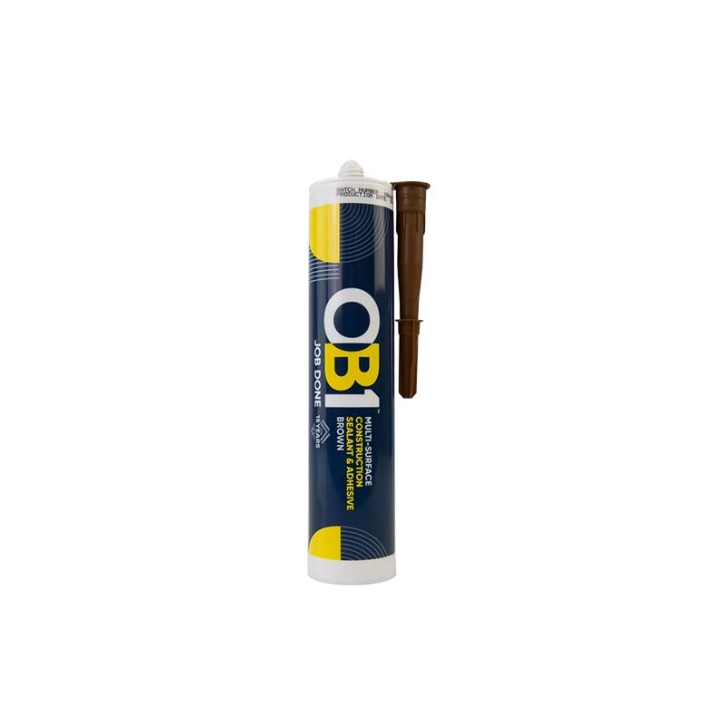 Unicrimp OB1 Multi-Surface Construction Sealant & Adhesive Brown 290ml
