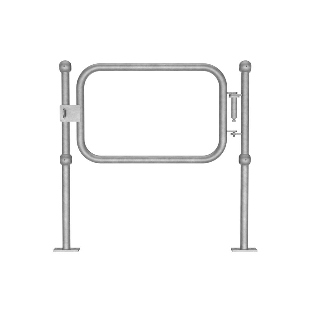 Galv 48.3mm R/H Self-Closing GateHeight 1100mm x 1070mm Post Centres