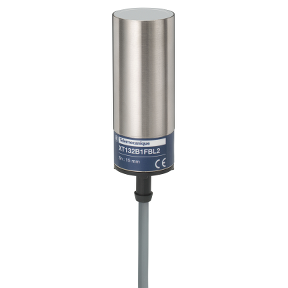 XT132B1FBL2 capacitive sensor - XT1 - cylindrical diameter 32 mm - brass - Sn 15 mm - cable 2 m