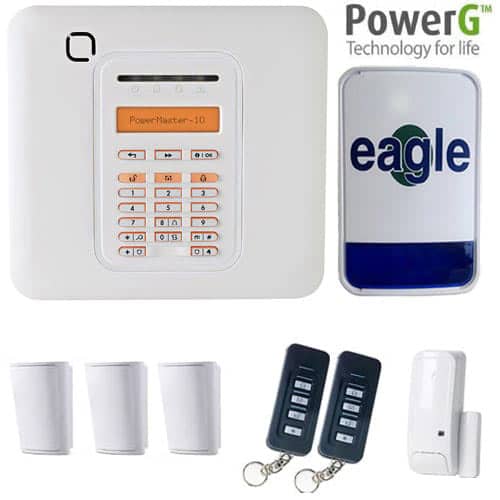 Visonic PowerMaster-10 Wireless Home Alarm (No Comms)