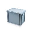 27 Litre Euro Container With Hinged Lid (400x300x335mm)
