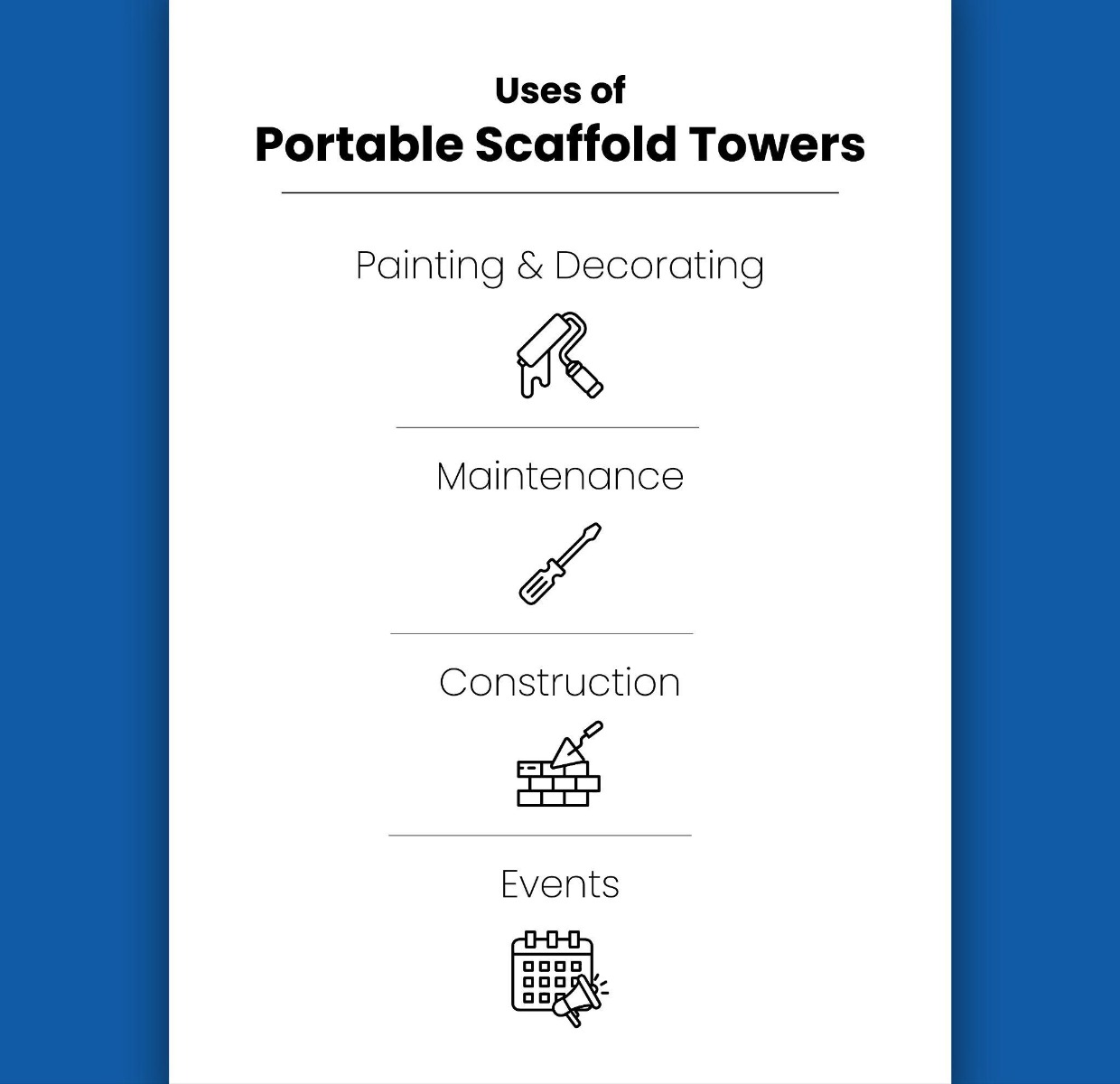 Why Portable Scaffold Towers Are Key for Small Projects