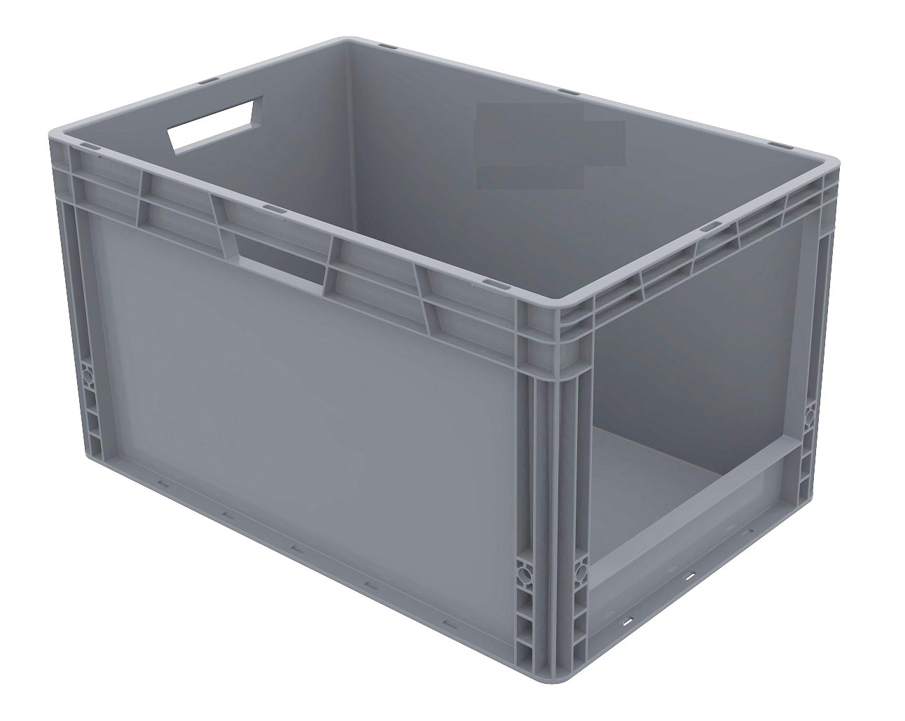 65 Litre Recycled Open Fronted Euro Plastic Stacking Picking Container