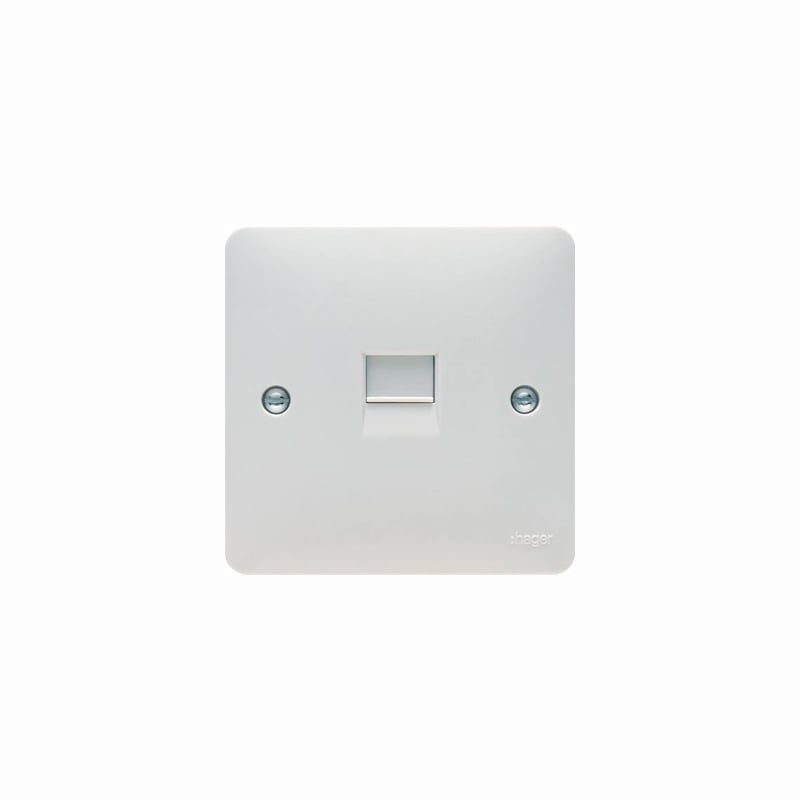 Hager Sollysta RJ45 Socket