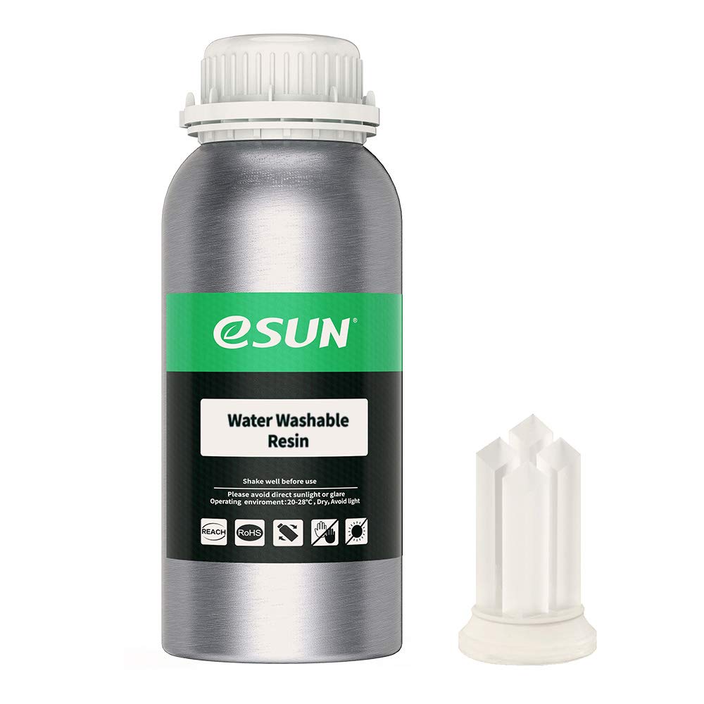 eSUN Water Washable Resin 405nm Various Colours 500gms - Clear