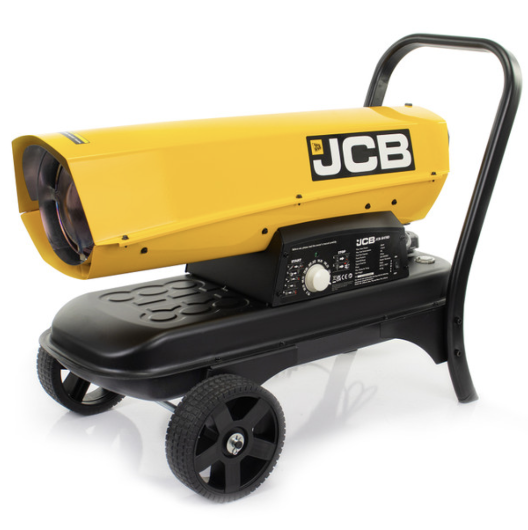 JCB 70,000BTU / 20kW Diesel Space Heater, 496m³ Coverage, Kerosene or Diesel, Thermostat 