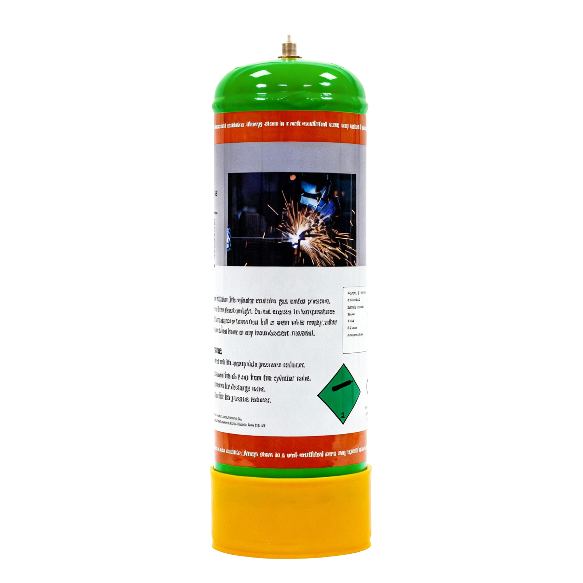 220L Disposable Oxygen Gas Bottle for Heating, Cutting, Brazing & Lead Welding – M12×1RH