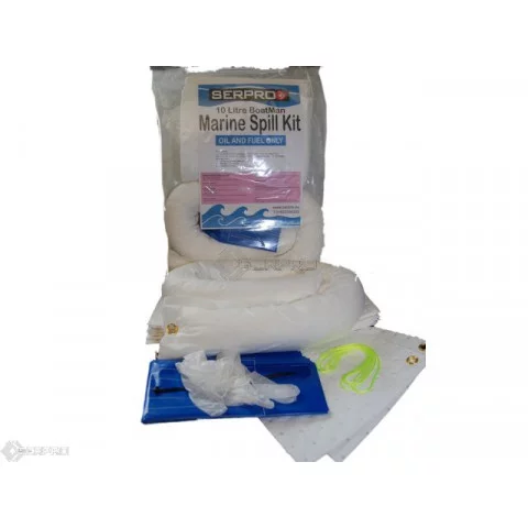 10 Litre BoatMan Marine Oil and Fuel Spill Kit SERPRO Marine Spill Kits