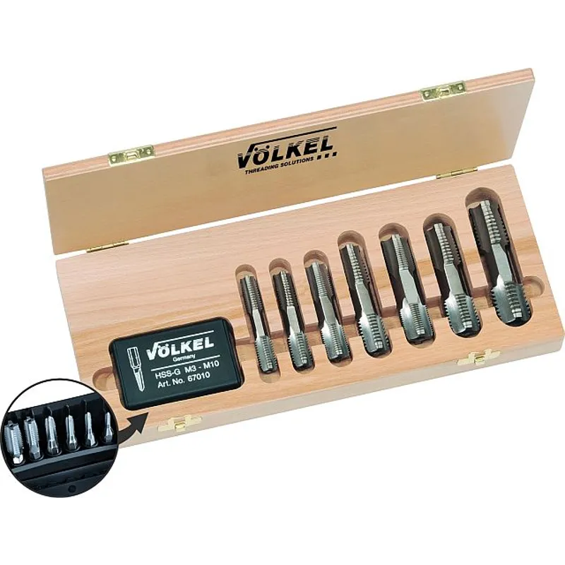 M3 - M20 Metric  DS Hex Taps Set
Unique solution double ended rougher and finisher tap