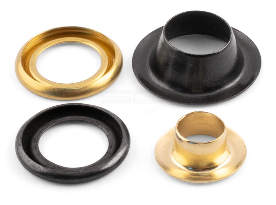 Brass Eyelets and Rings