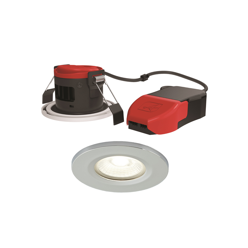 Ansell Prism Pro CCT Dual Wattage LED Downlight Chrome